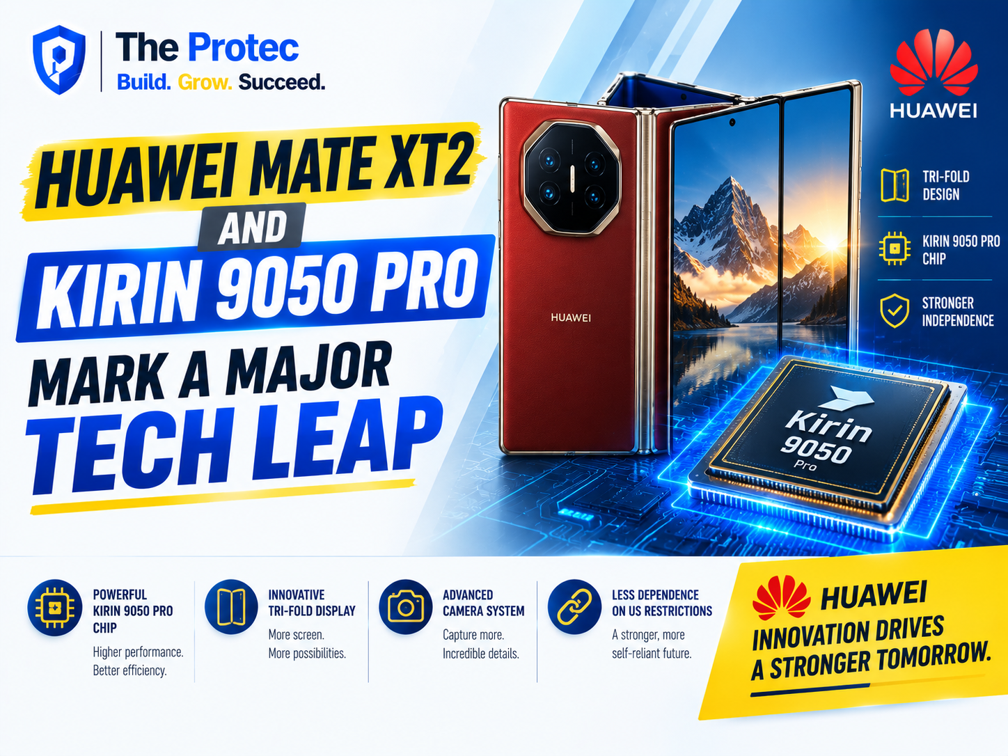 Huawei Mate XT2 and Kirin 9050 Pro Mark a Major Tech Leap