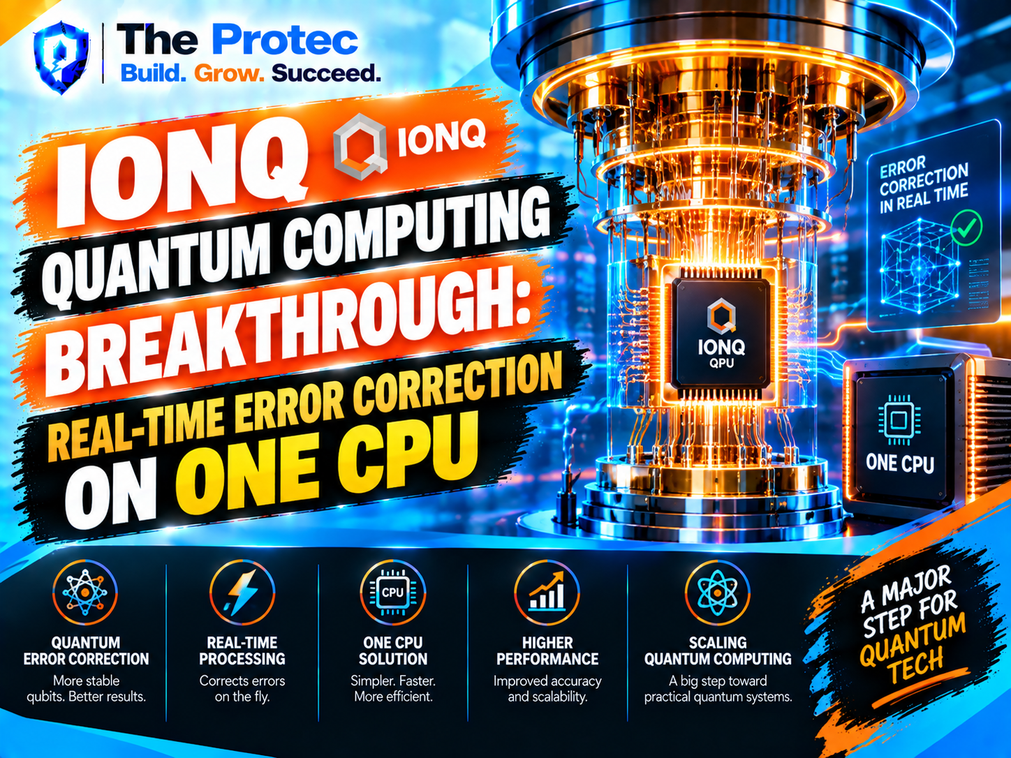 IonQ Quantum Computing Breakthrough: Real-Time Error Correction on One CPU