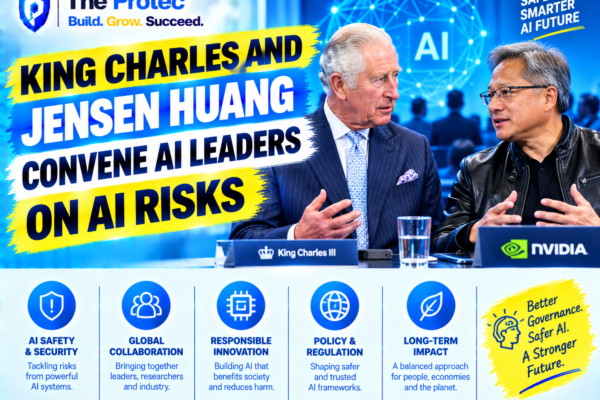 King Charles and Jensen Huang Convene AI Leaders on AI Risks