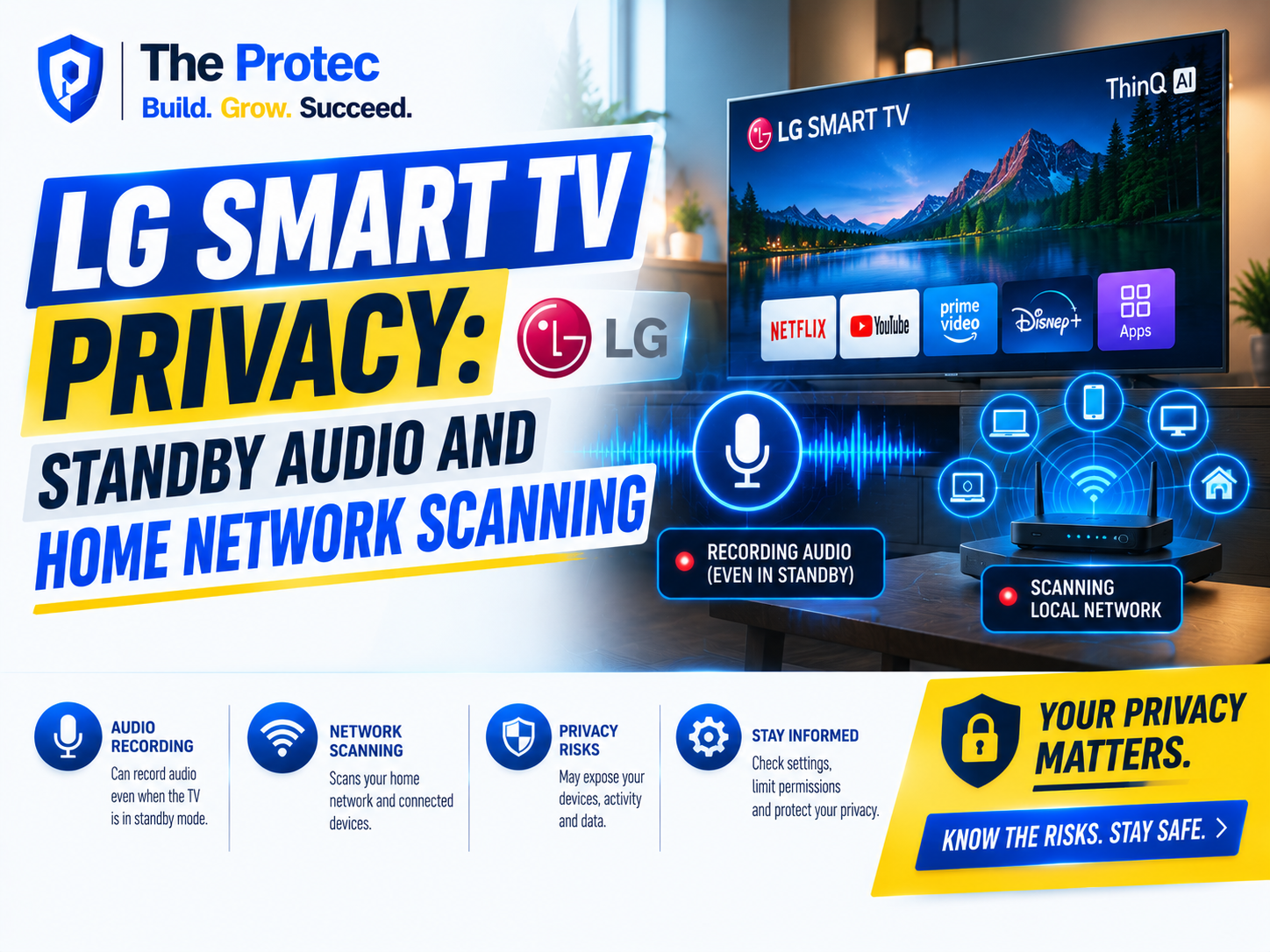 LG Smart TV Privacy: Standby Audio and Home Network Scanning