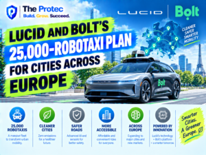 Lucid and Bolt's 25,000 Robotaxis Plan for Cities Across Europe