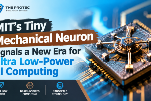 MIT's Tiny Mechanical Neuron Signals a New Era for Ultra Low-Power AI Computing