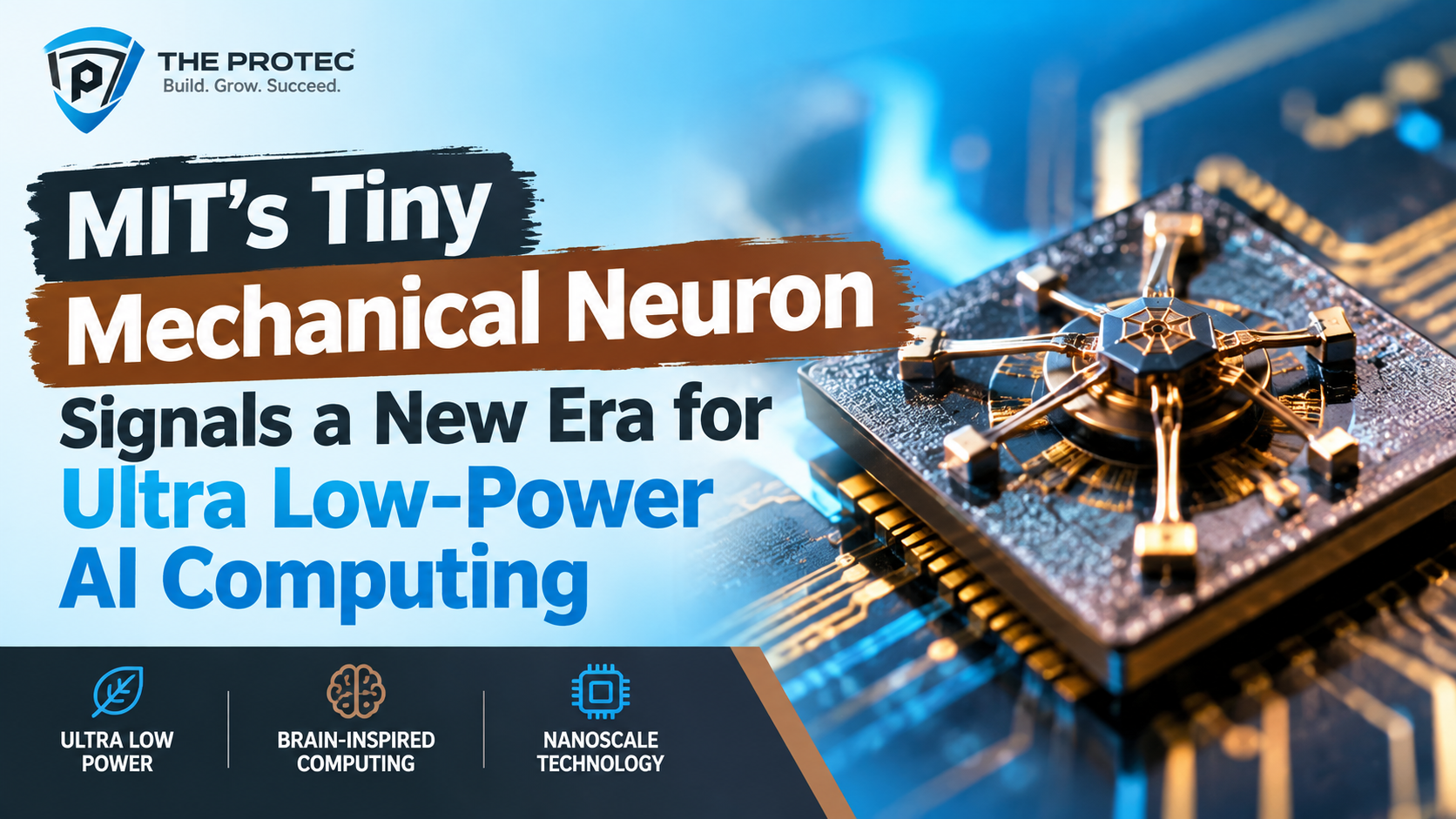 MIT's Tiny Mechanical Neuron Signals a New Era for Ultra Low-Power AI Computing