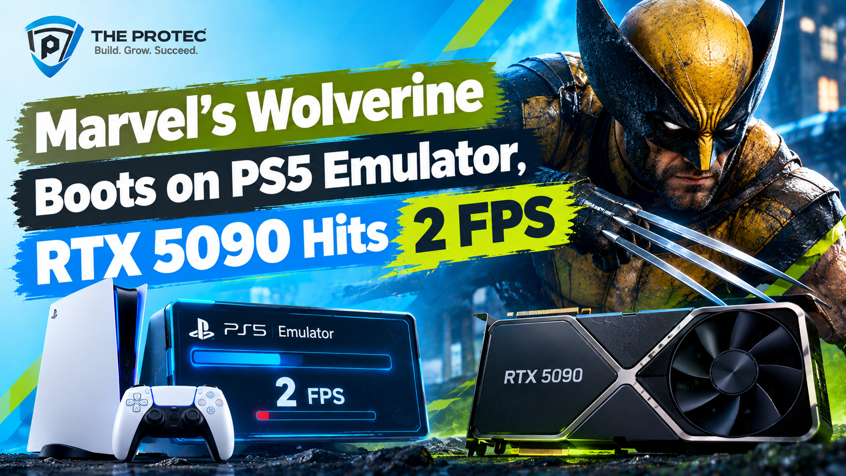 Marvel's Wolverine Boots on PS5 Emulator, RTX 5090 Hits 2 FPS