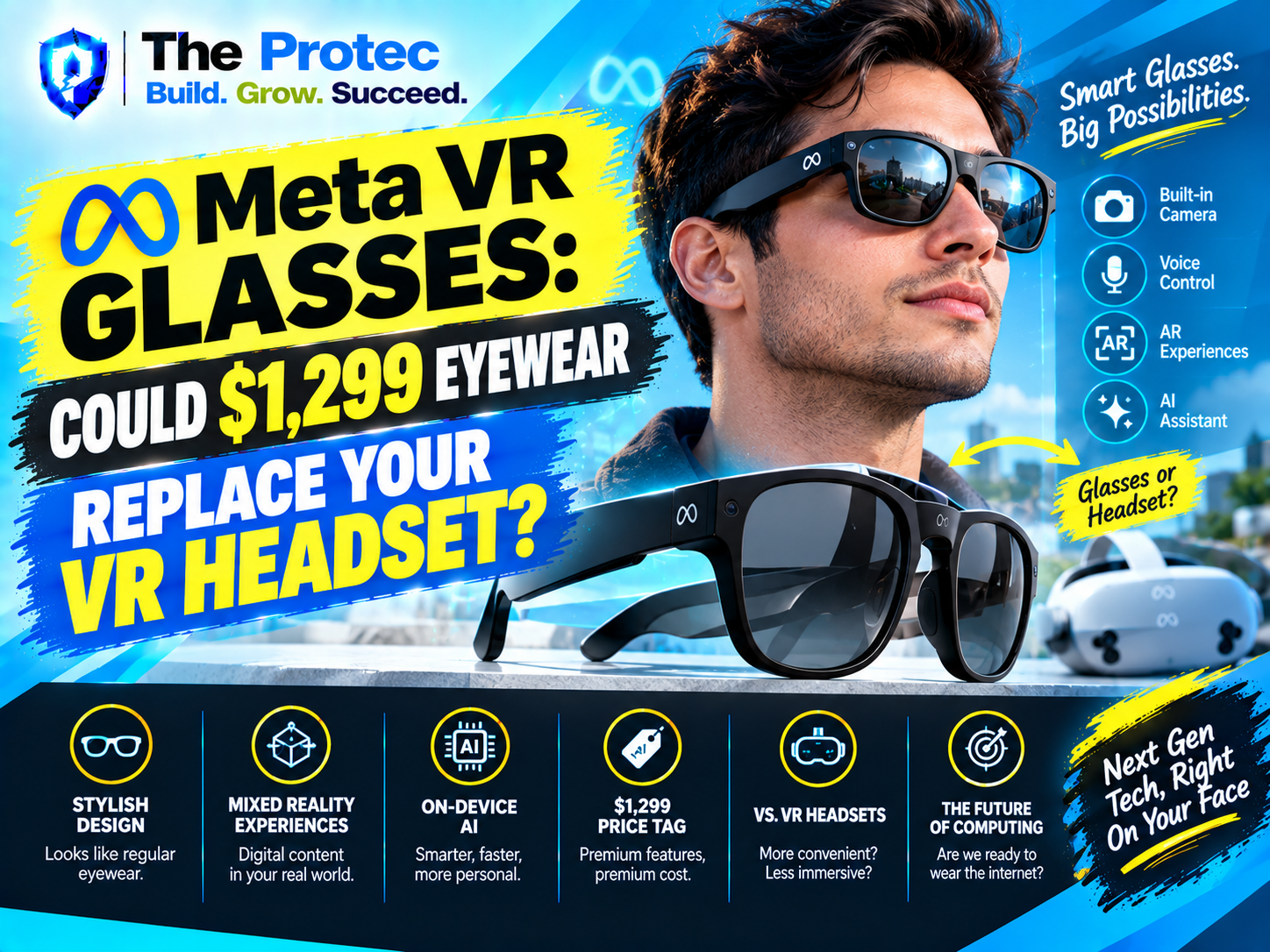 Meta VR Glasses: Could $1,299 Eyewear Replace Your VR Headset?