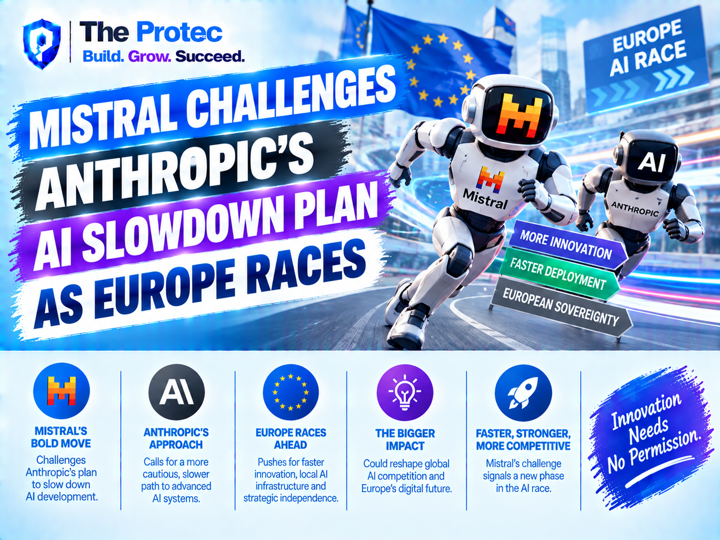 Mistral Challenges Anthropic's AI Slowdown Plan as Europe Races