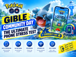 Pokémon GO Gible Community Day: The Ultimate Phone Stress Test