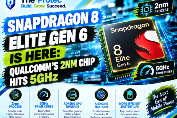 Snapdragon 8 Elite Gen 6 Is Here: Qualcomm's 2nm Chip Hits 5GHz