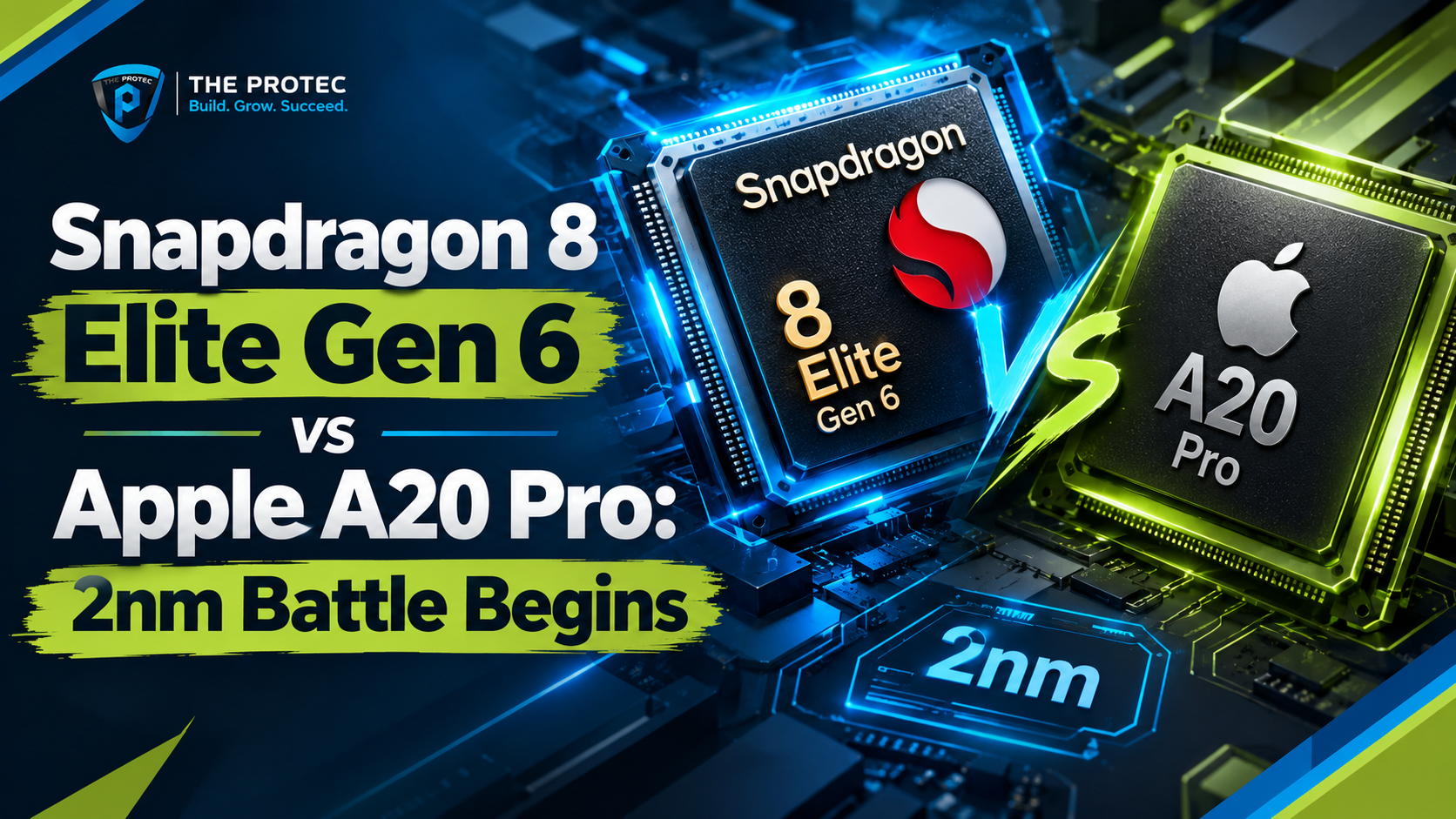 Snapdragon 8 Elite Gen 6 vs Apple A20 Pro: 2nm Battle Begins
