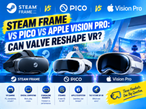 Steam Frame vs PICO vs Apple Vision Pro: Can Valve Reshape VR?