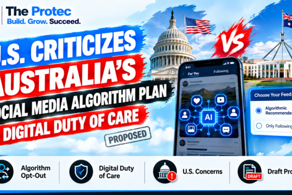 U.S. Criticizes Australia’s Social Media Algorithm Plan - Digital Duty of Care