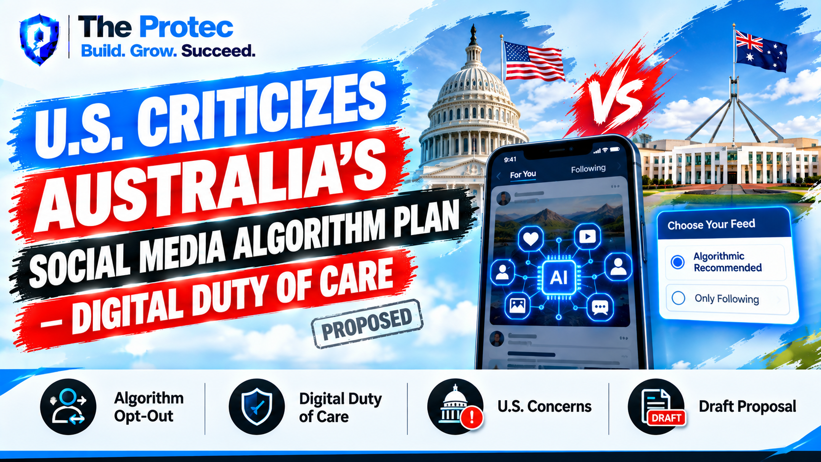 U.S. Criticizes Australia’s Social Media Algorithm Plan - Digital Duty of Care