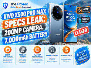 Vivo X500 Pro Max Specs Leak: 200MP Camera, 7,000mAh Battery