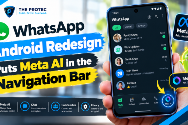 WhatsApp Android Redesign Puts Meta AI in the Navigation Bar