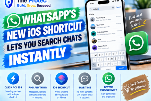 WhatsApp’s New iOS Shortcut Lets You Search Chats Instantly