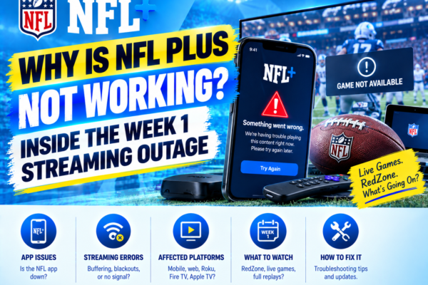 Why Is NFL Plus Not Working? Inside the Week 1 Streaming Outage