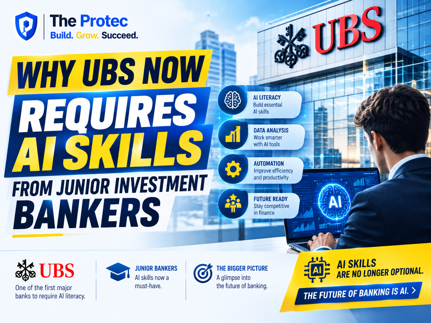 Why UBS Now Requires AI Skills From Junior Investment Bankers