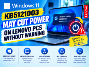 Windows 11 KB5121003 May Cut Power on Lenovo PCs Without Warning
