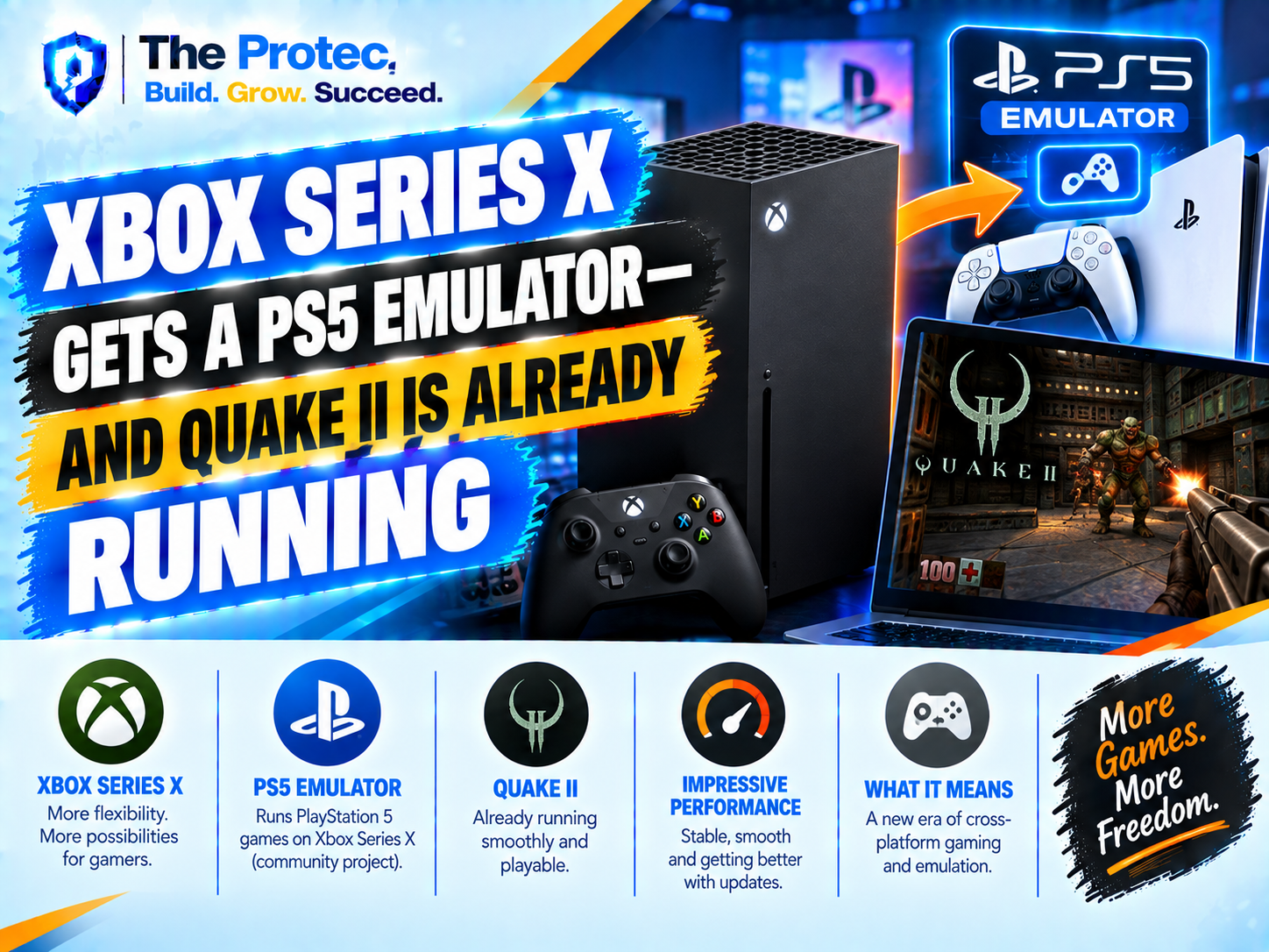 Xbox Series X Gets a PS5 Emulator—and Quake II Is Already Running