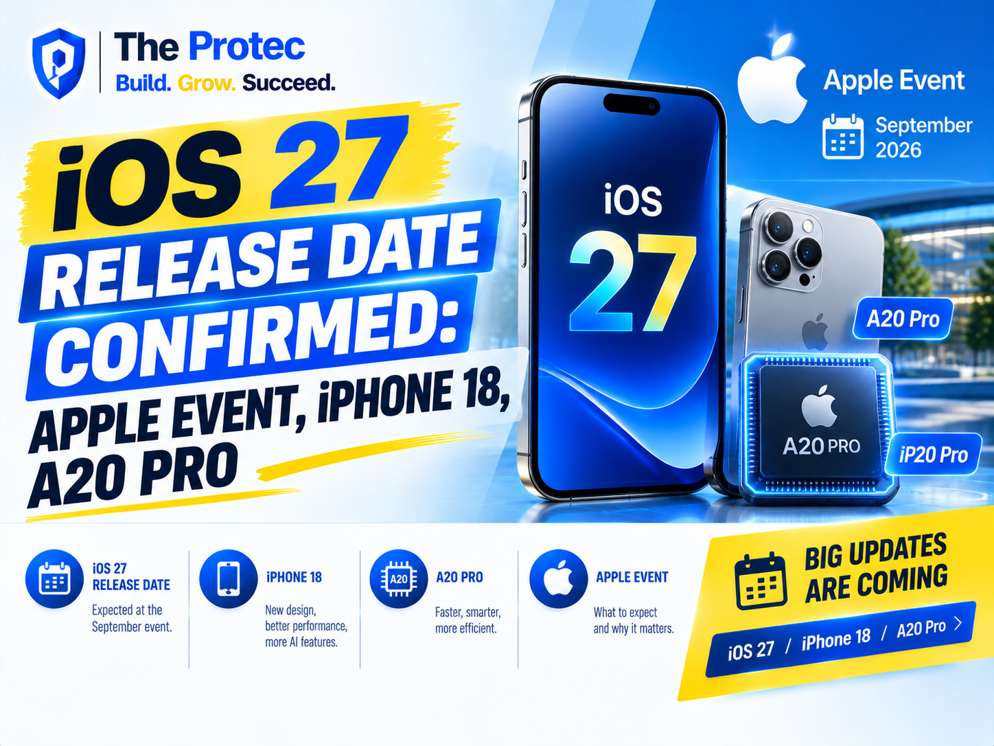 iOS 27 Release Date Confirmed: Apple Event, iPhone 18, A20 Pro