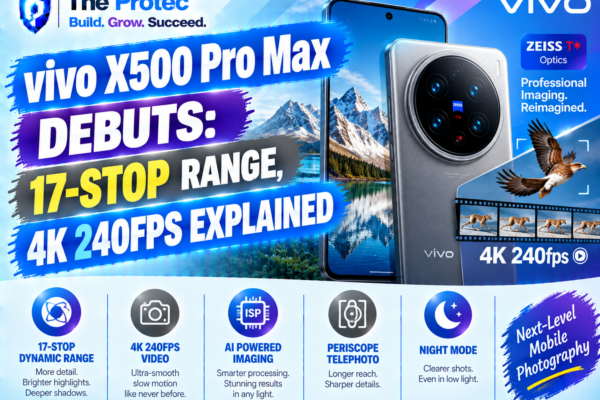 vivo X500 Pro Max Debuts: 17-Stop Range, 4K 240fps Explained
