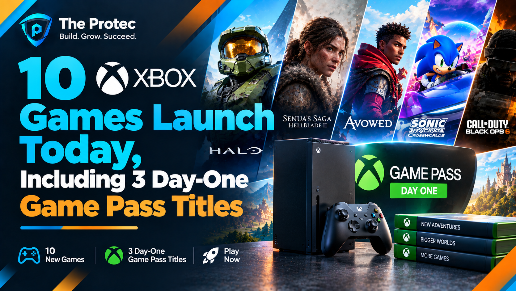 10 Xbox Games Launch Today, Including 3 Day-One Game Pass Titles