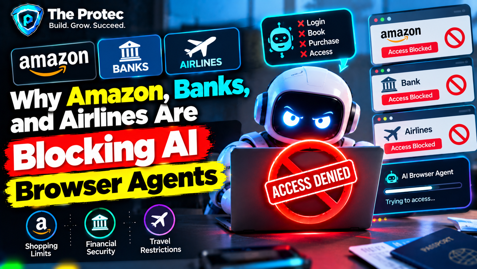 Why Amazon, Banks, and Airlines Are Blocking AI Browser Agents