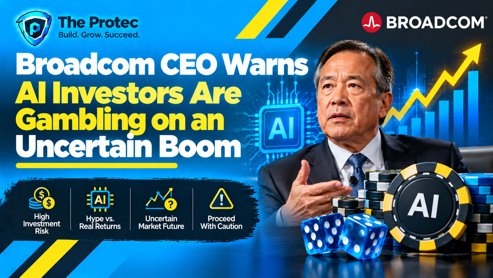 Broadcom CEO Warns AI Investors Are Gambling on an Uncertain Boom