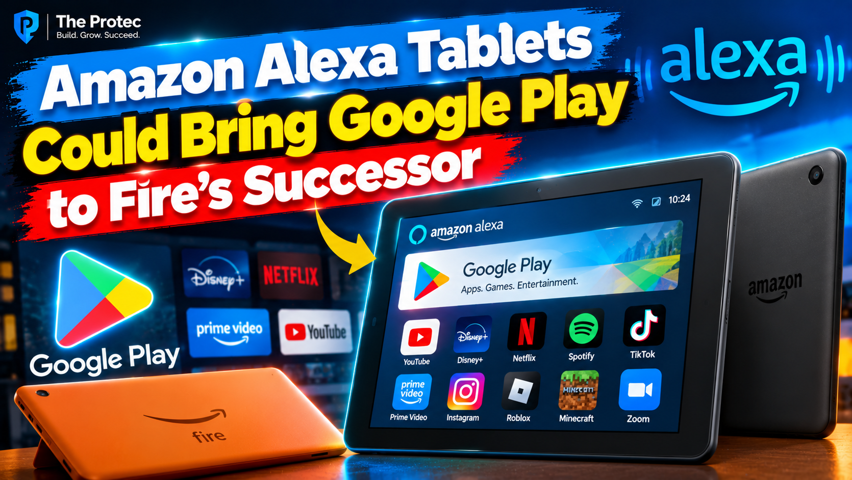 Amazon Alexa Tablets Could Bring Google Play to Fire's Successor