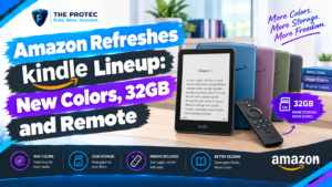 Amazon Refreshes Kindle Lineup: New Colors, 32GB and Remote