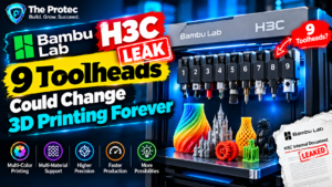 Bambu Lab H3C Leak: 9 Toolheads Could Change 3D Printing Forever