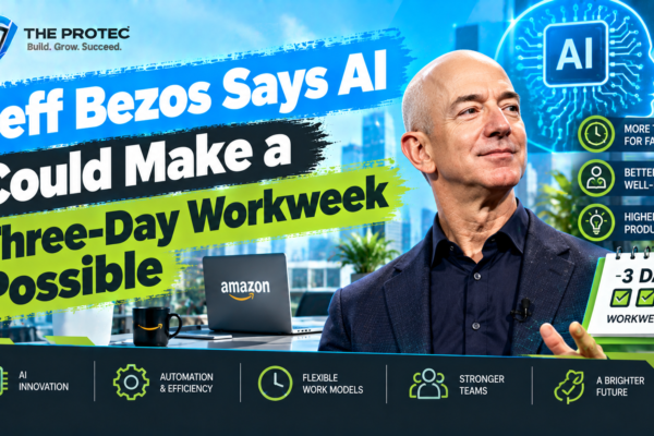 Jeff Bezos Says AI Could Make a Three-Day Workweek Possible