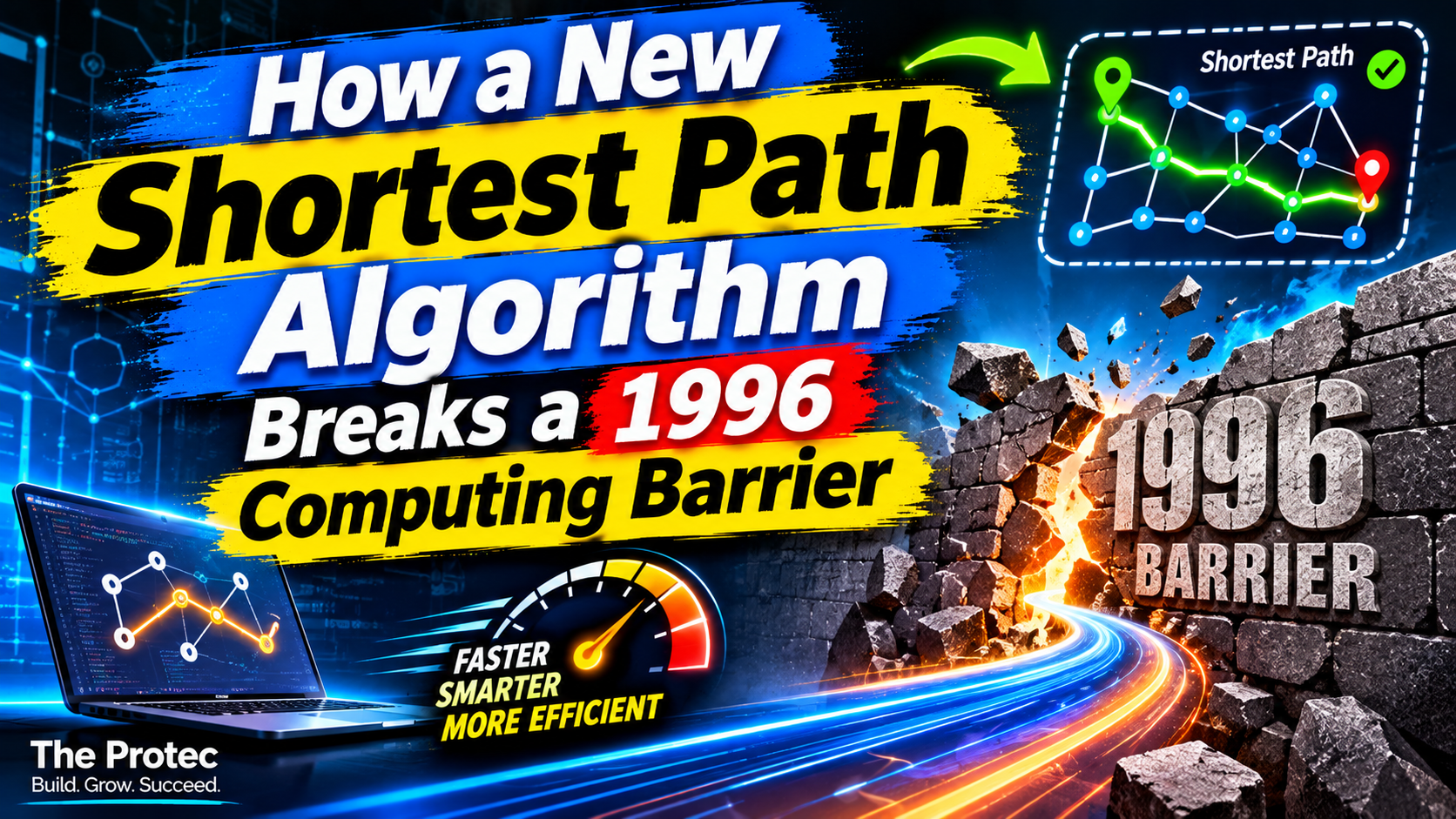 How a new shortest path algorithm breaks a 1996 computing barrier