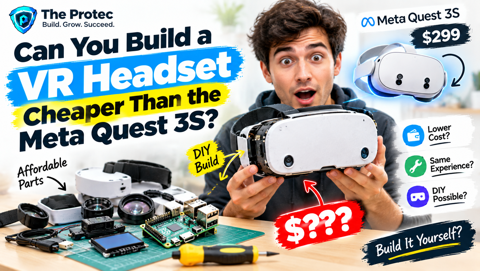 Can You Build a VR Headset Cheaper Than the Meta Quest 3S?
