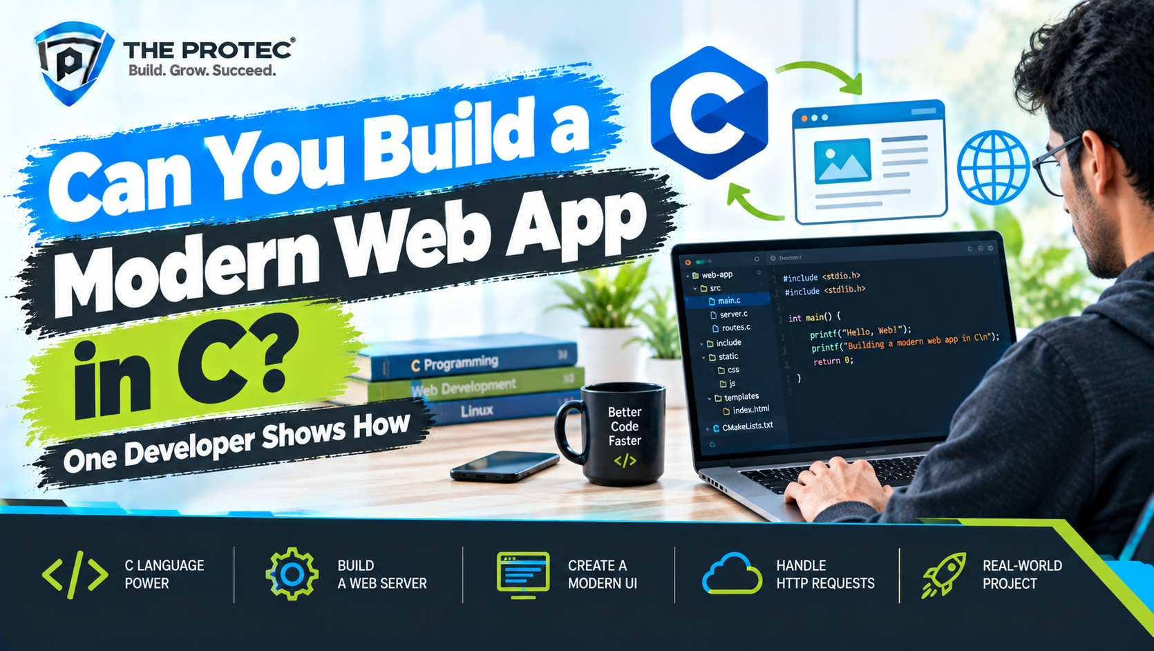 Can You Build a Modern Web App in C? One Developer Shows How