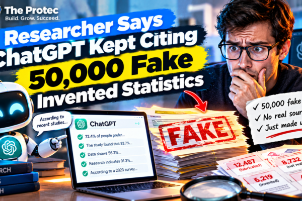 Researcher Says ChatGPT Kept Citing 50,000 Fake Invented Statistics