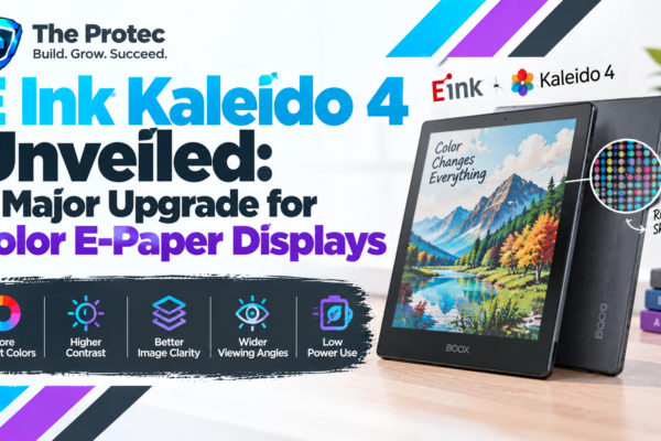 E Ink Kaleido 4 Unveiled: A Major Upgrade for Color E-Paper Displays