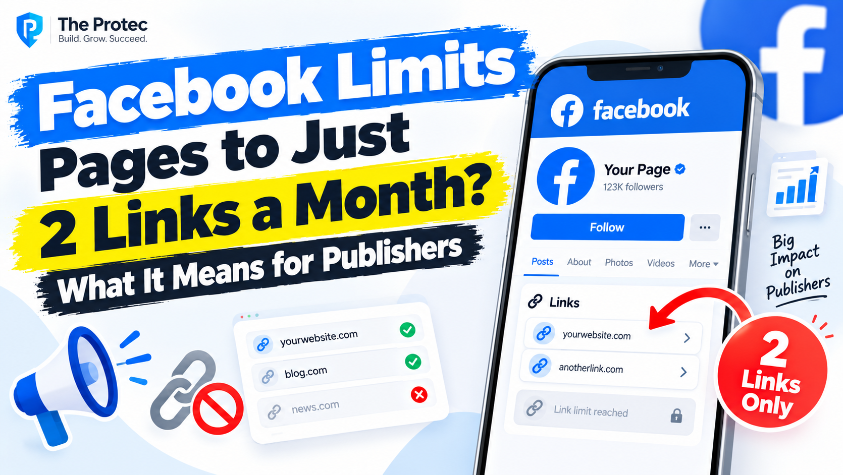 Facebook Limits Pages to Just 2 Links a Month? What It Means for Publishers