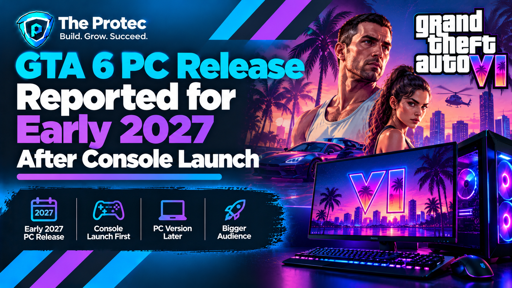 GTA 6 PC Release Reported for Early 2027 After Console Launch