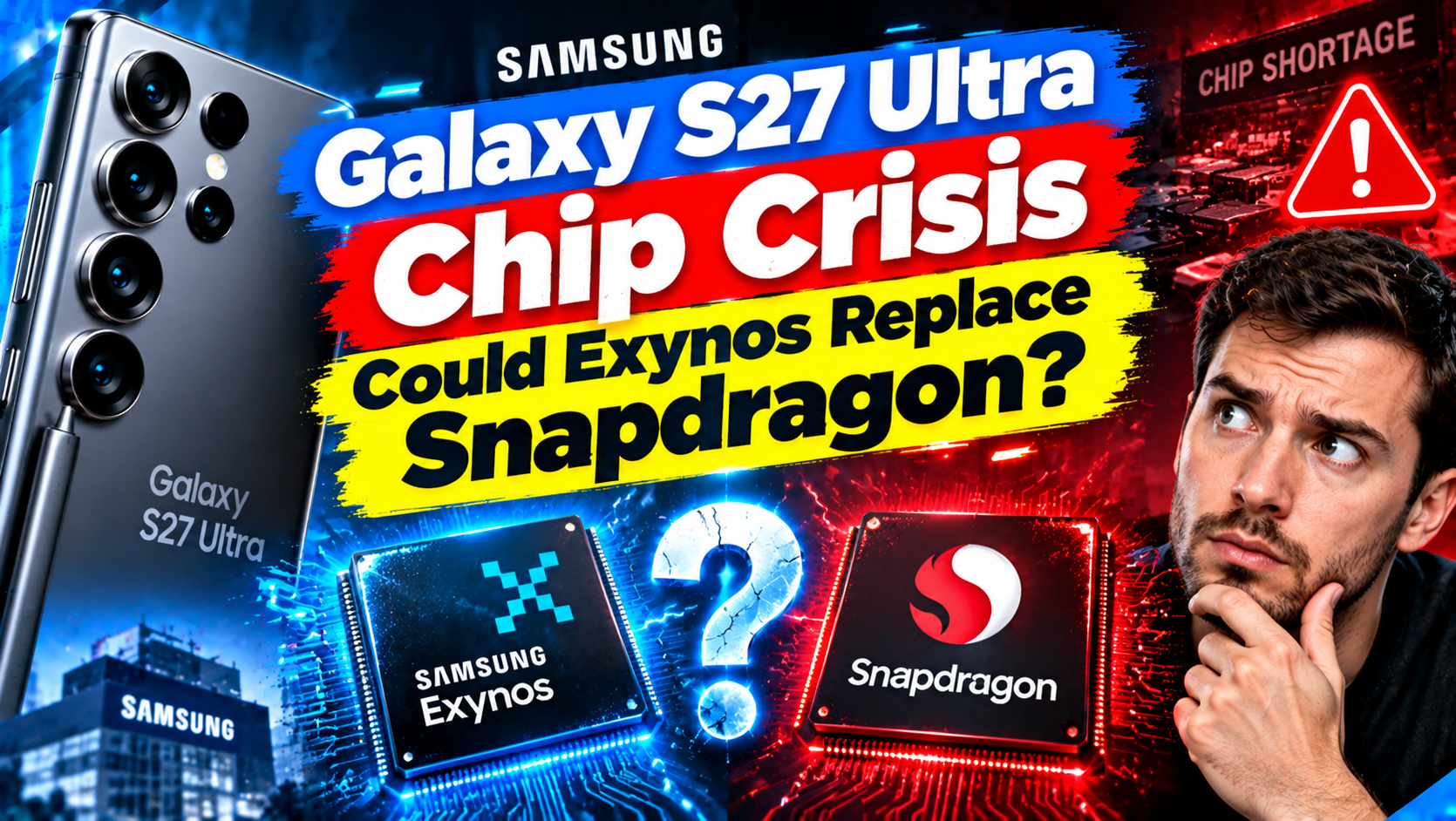 Samsung Galaxy S27 Ultra Chip Crisis: Could Exynos Replace Snapdragon?