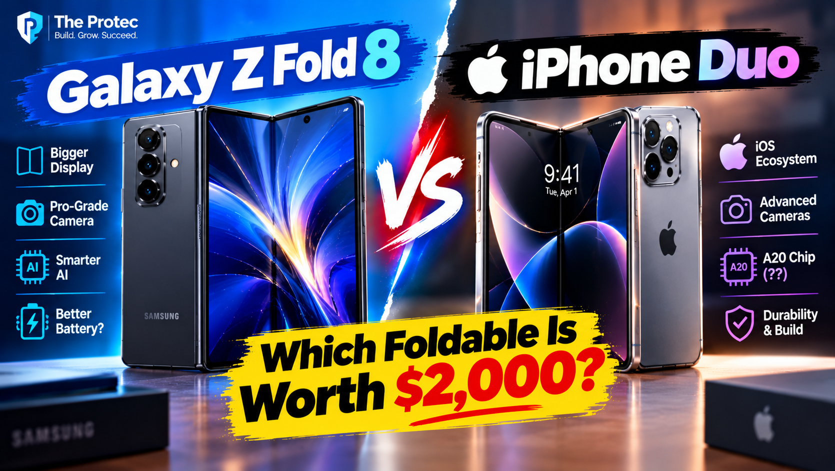 Samsung Galaxy Z Fold 8 vs Apple iPhone Duo: Which Foldable Is Worth $2,000?