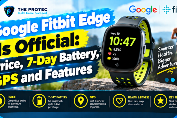 Google Fitbit Edge Is Official: Price, 7-Day Battery, GPS and Features