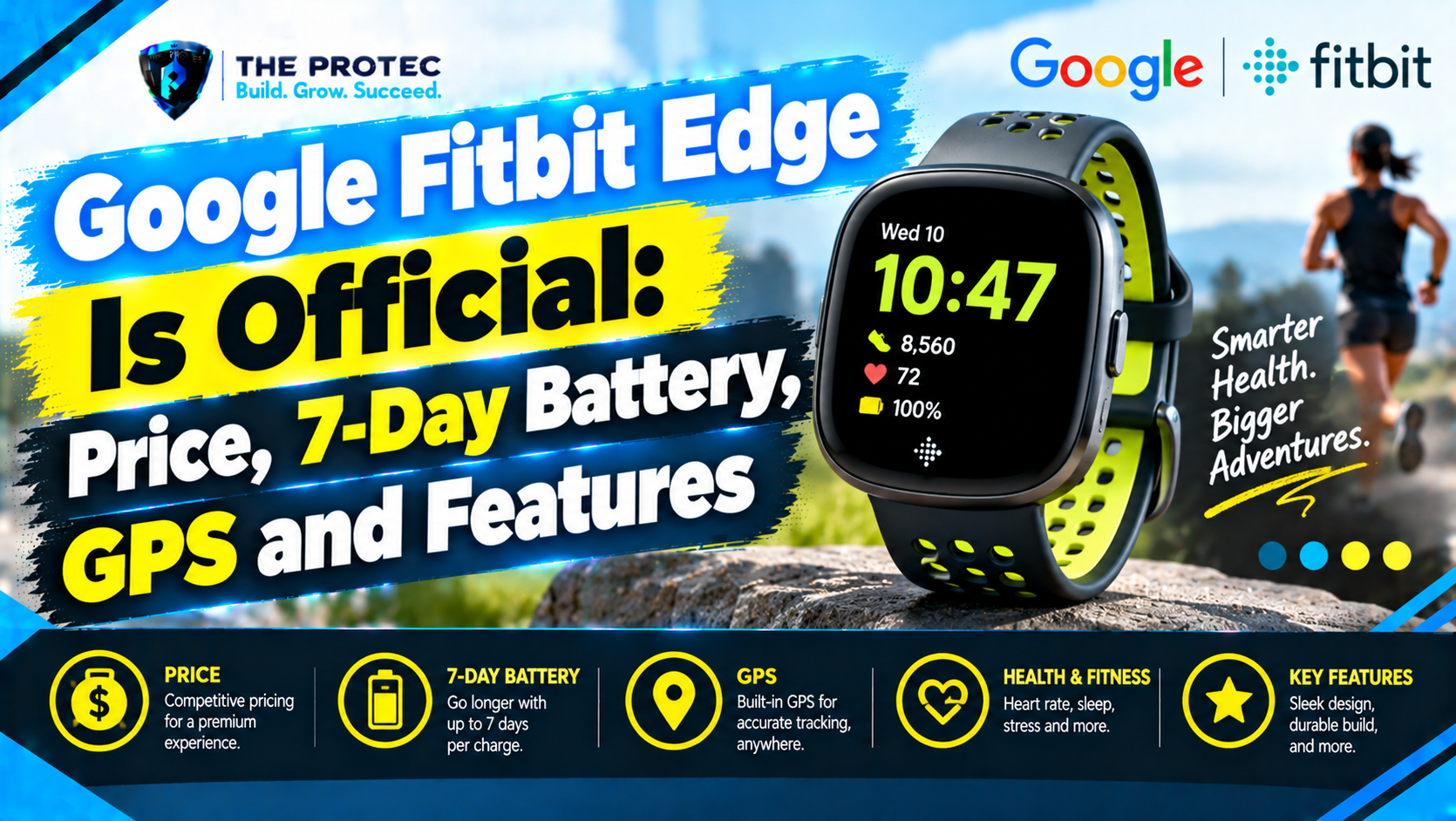 Google Fitbit Edge Is Official: Price, 7-Day Battery, GPS and Features