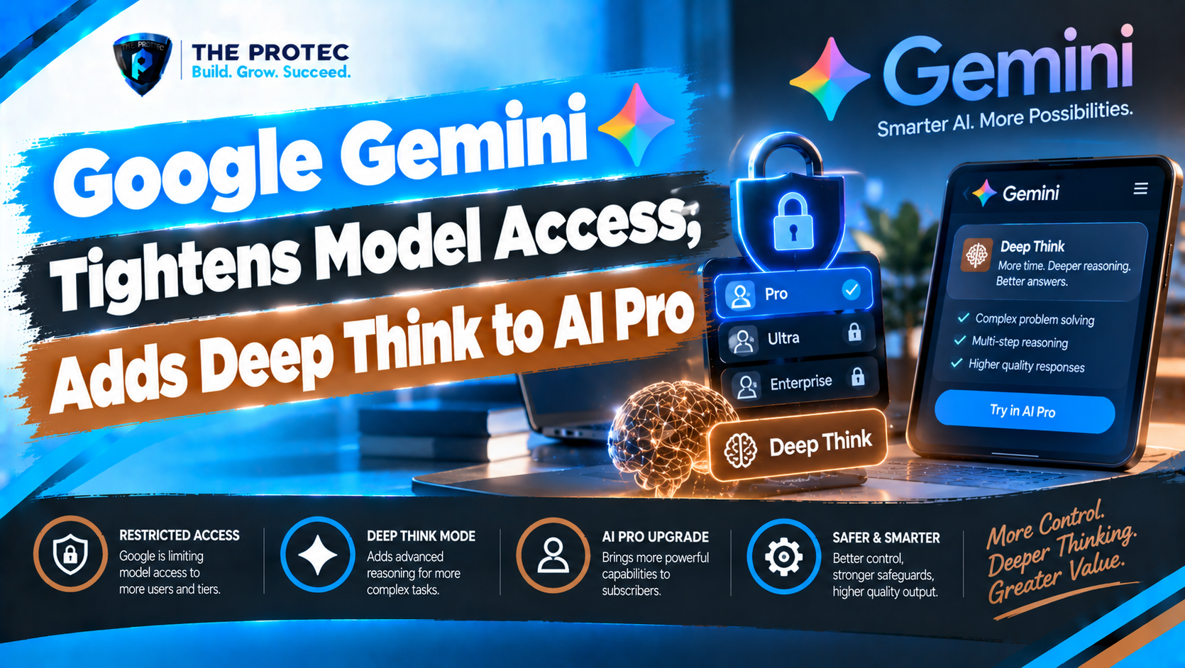 Google Gemini Tightens Model Access, Adds Deep Think to AI Pro