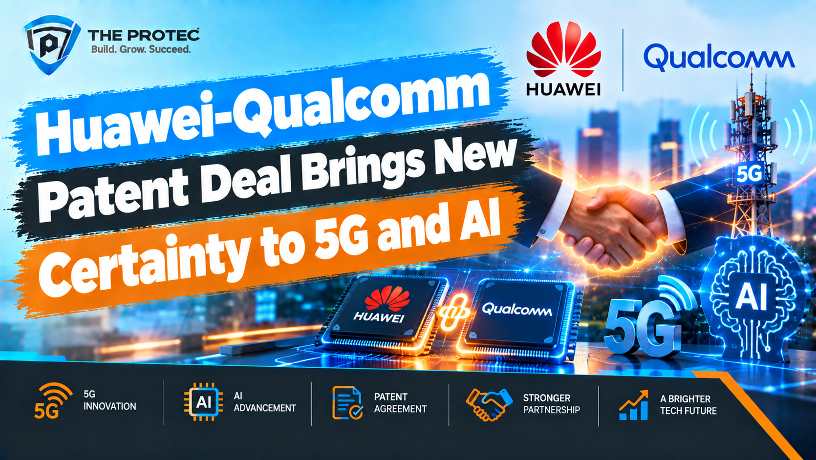 Huawei-Qualcomm Patent Deal Brings New Certainty to 5G and AI