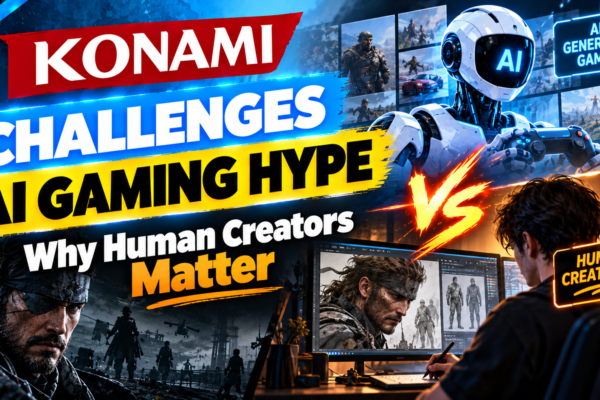 Konami Challenges AI Gaming Hype: Why Human Creators Matter