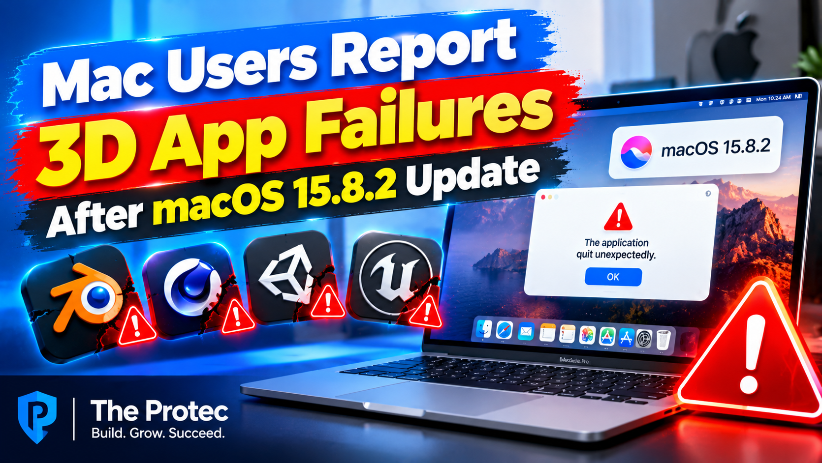 Mac Users Report 3D App Failures After macOS 15.8.2 Update