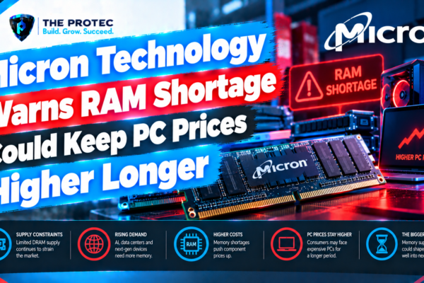 Micron Technology Warns RAM Shortage Could Keep PC Prices Higher Longer