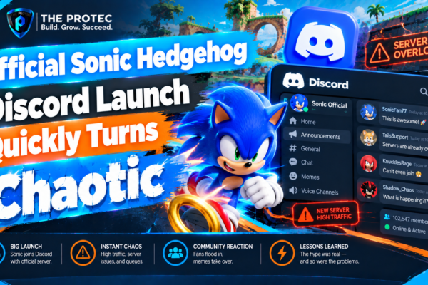 Official Sonic Hedgehog Discord Launch Quickly Turns Chaotic