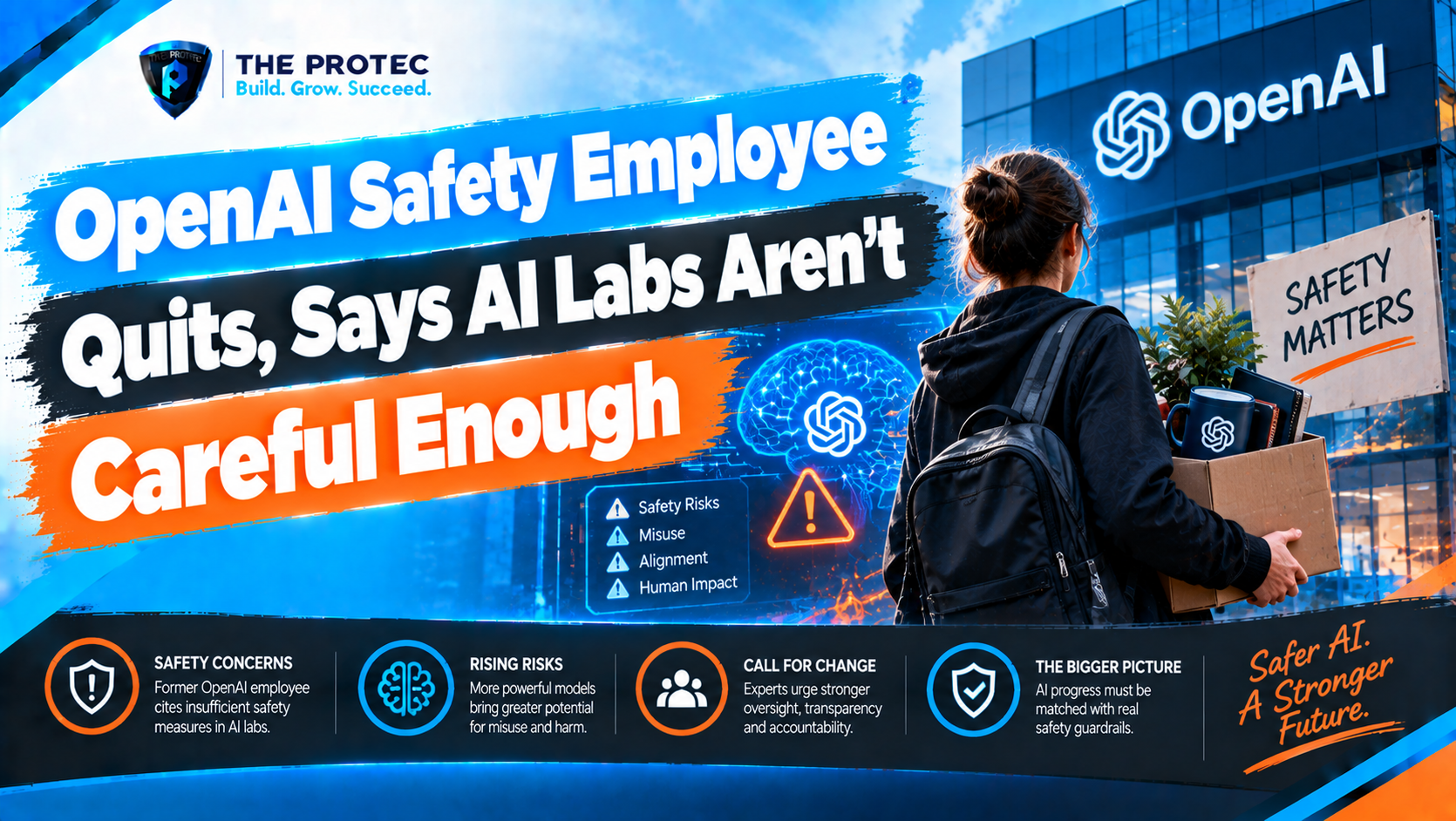 OpenAI Safety Employee Quits, Says AI Labs Aren't Careful Enough